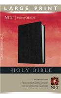 NLT Holy Bible, Personal Size Large Print, Black