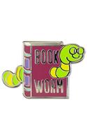 Enamel Pin Bookworm