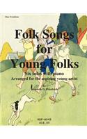 Folk Songs for Young Folks - bass trombone and piano