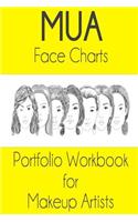 MUA Face Chart Portfolio Workbook for Makeup Artists