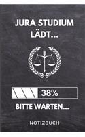 Jura Studium lädt... 38% Bitte warten... Notizbuch: A 5 Notizbuch LINIERT für zukünftige Studenten - Cooler Spruch fürs Studium und Uni - Geburtstagsgeschenk - zur erfolgreichen Prüfung - Klausurenpha