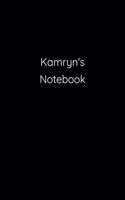 Kamryn's Notebook