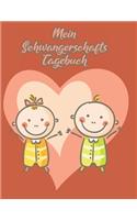 Mein Schwangerschafts Tagebuch: A4 Persönliches Schwangerschaftstagebuch mit Platz für Gedanken, Fotos & Skizzen zum selber Eintragen & Mood Tracker zum Ausfüllen I Für werdende Ma