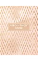 Appointment Book: Undated Daily Planner - Schedule Organizer Notebook for Spa or Salon - Weekly Layout Showing Daily and Hourly Times Spaced In 15 Minute Intervals fo