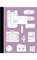College Ruled: 120 Sheets, 240 Pages, DIY Color-Your-Own Notebook Cover