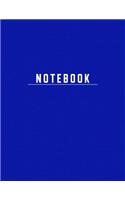 Notebook: Unlined Notebook - Large (8.5 X 11 Inches) - 112 Pages