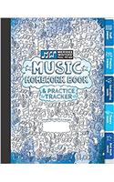 Meridee Winters Music Method Music Homework Book and Practice Tracker for Kids or Adults, Staff Paper, Manuscript Paper, Theory Tools, Practice ... Journal: Blue (8.5x11) (72 pages): Volume 5