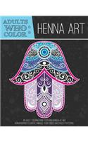 Adults Who Color Henna Art