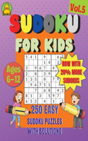 Sudoku for Kids Ages 6-12 Vol.5