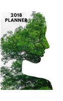 2018 Planner: Calendar Schedule Organizer and Journal Notebook. Monthly Goals, Distraction To Avoid, Monthly Wins And Insights Gained for each Month With Inspirat