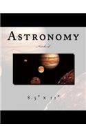 Astronomy Notebook: 8.5" x 11"