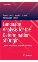 Language Analysis for the Determination of Origin