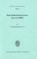 Zum Einheitstatersystem Des 14 Owig