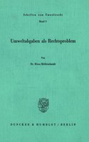 Umweltabgaben ALS Rechtsproblem