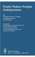 Kosten-Nutzen-Analyse Antidepressiva