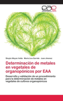 Determinación de metales en vegetales de organopónicos por EAA