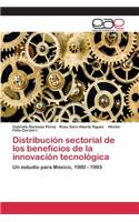 Distribución sectorial de los beneficios de la innovación tecnológica