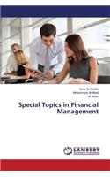 Special Topics in Financial Management