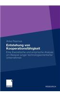 Entstehung Von Kooperationsfähigkeit
