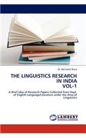Linguistics Research in India Vol-1