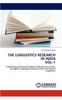 Linguistics Research in India Vol-1