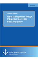 Water Management through Indigenous Knowledge