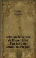 Relation de la cour de Rome