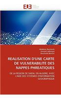 Realisation d''une Carte de Vulnerabilite Des Nappes Phreatiques: (Omn.Univ.Europ.)