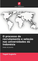 O processo de recrutamento e seleção nas universidades da Indonésia