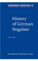 History of German Negation