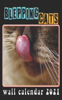 Blepping Cats Wall Calendar 2021