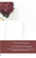 Vision Board 12 Month Planner, 12 Month 2020 Calendar 5 Year 2020-2024 Calendar for Mapping Out What You're Really Meant to Do Create Simple Abundance Through Radical Transformation & Get Out of Your Own Way Usi