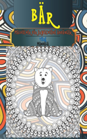 Malbücher für Erwachsene Anfänger - Mandala - Tiere - Bär