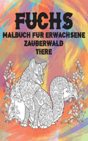 Malbuch für Erwachsene - Tiere - Zauberwald - Fuchs