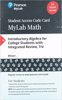 Mylab Math with Pearson Etext -- 24 Month Standalone Access Card -- For Introductory Algebra for College Students with Integrated Review