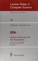 Attribute Grammars and Their Applications