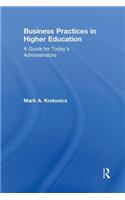 Business Practices in Higher Education