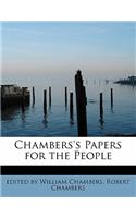 Chambers's Papers for the People