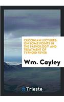 Croonian Lectures