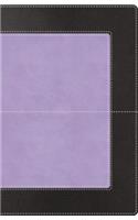 Super Giant Print Reference Bible-NKJV: New King James Version, Charcoal Shimmer/Lavender Leathersoft, Super Giant Print Reference Bible