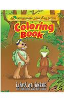 Coloring Book - The Tortoise and The Toad