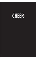 Cheer: Simple Blank Lined Notebook Journal