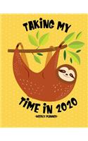 Taking My Time in 2020 Weekly Planner