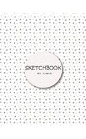 Sketchbook: Shapes and line white cover (8.5 x 11) inches 110 pages, Blank Unlined Paper for Sketching, Drawing, Whiting, Journaling & Doodling