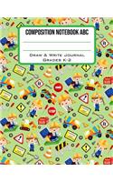 Composition Notebook ABC Draw & Write Journal Grades K-2