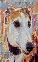 Notebook/Journal - Greyhound: College Ruled - 100 Blank Pages - 8x10 Inches