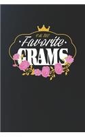 I'm The Favorite Grams: Family Grandma Women Mom Memory Journal Blank Lined Note Book Mother's Day Holiday Gift