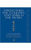 Strengthen the Country and Enrich the People