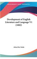 Development of English Literature and Language V1 (1882)