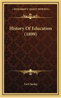 History of Education (1899)